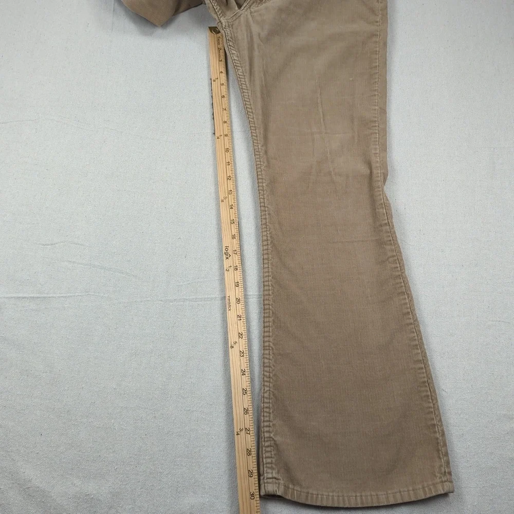 Vintage Levis 646 Corduroy Pants Men 32x30 Brown Flare Bell Bottom Talon 70s 80s